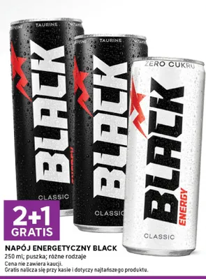 Napój energetyczny Black promocja w Stokrotka