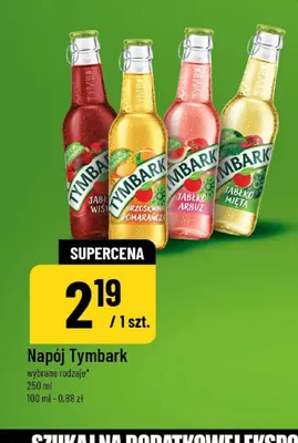 Napój Tymbark wybrane rodzaje promocja w POLOmarket