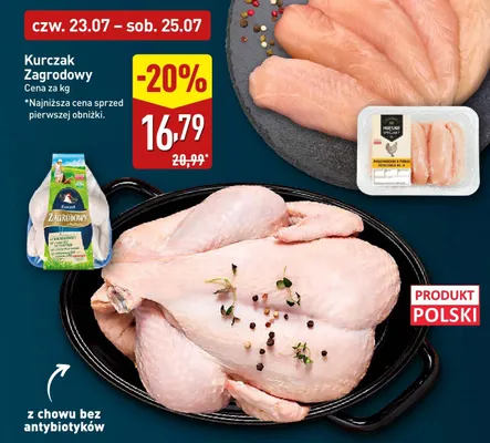 Kurczak Zagrodowy promocja w Aldi