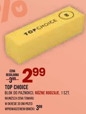 Blok do paznokci różne rodzaje promocja w Drogerie Natura