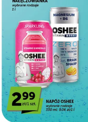 Napój Oshee Vitamin Boost Zero Magnesium + B6 promocja w Groszek