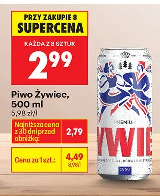 Piwo Żywiec promocja w Biedronka