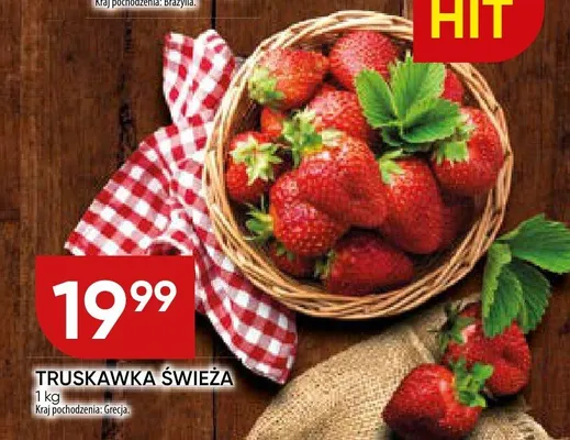 Truskawka świeża promocja w Chata Polska