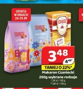 Makaron Czaniecki promocja w Delfin