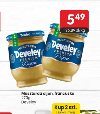 Musztarda francuska Develey promocja w Market Point