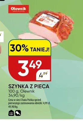 Szynka z pieca Olewnik promocja w Chata Polska