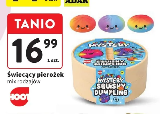 Świecący pierożek Hoot promocja w Intermarche
