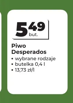 Piwo Desperados promocja w Odido