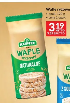 Wafle ryżowe naturalne Kupiec promocja w Makro