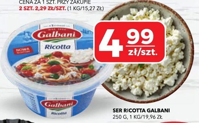 Ser ricotta promocja w Top Market