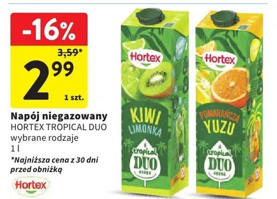 Napój niegazowany yuzu promocja w Intermarche