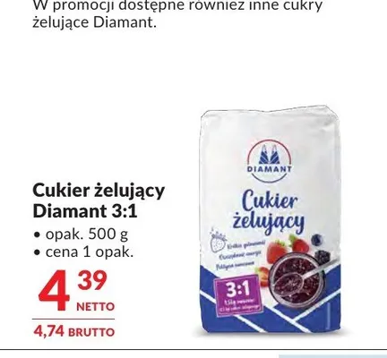 Cukier żelujący Diamant 3:1 promocja w Makro