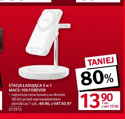 Stacja ładująca 5 w 1 MACS-100 Forever promocja w Selgros