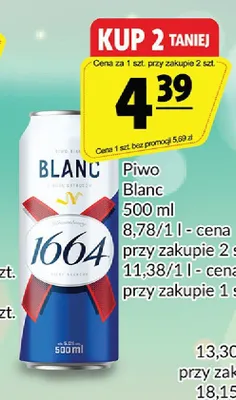 Piwo Blanc promocja w Prim Market