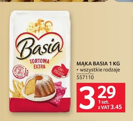 Mąka tortowa Extra Basia promocja w Selgros