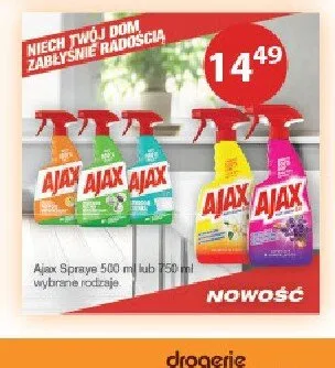 Spray Ajax 500ml lub 750ml promocja w Drogerie Laboo