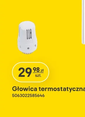 Głowica termostatyczna GoodHome promocja w Castorama