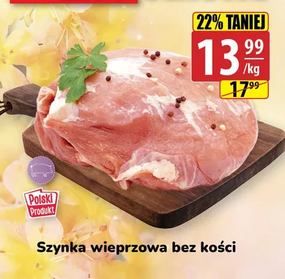 Szynka wieprzowa bez kości promocja w API Market