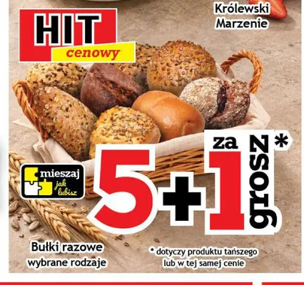 Bułki razowe promocja w Gram Market