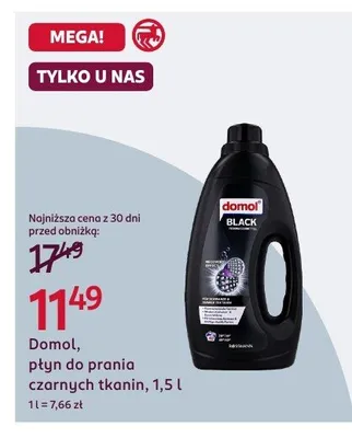 Płyn do prania czarnych tkanin promocja w Rossmann