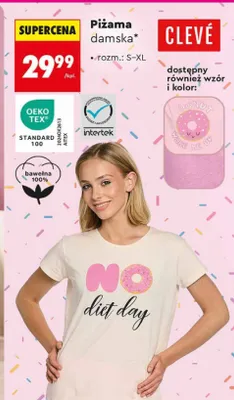 Piżama damska promocja w Biedronka