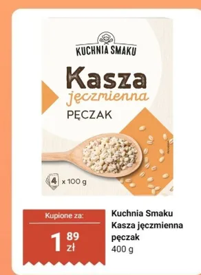 Kasza jęczmienna pęczak promocja w Dino