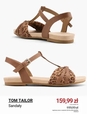 Sandały Tom Tailor promocja w Deichmann