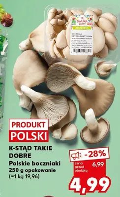 Polskie boczniaiki promocja w Kaufland