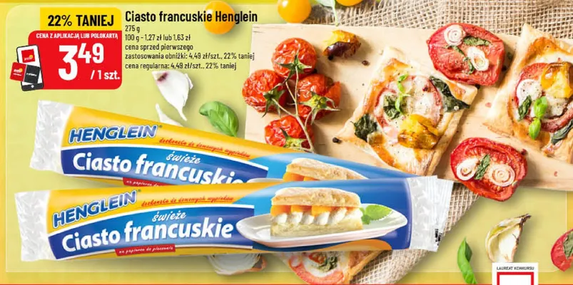 Ciasto francuskie Henglein promocja w POLOmarket