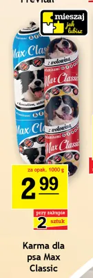 Karma dla psa Max Classic z kurczakiem i wołowiną promocja w Gram Market