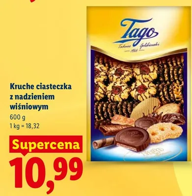 Ciastka z nadzieniem waniliowym Nocilla promocja w Lidl