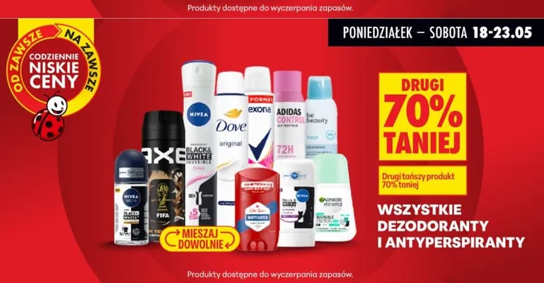 Antyperspirant w kulce Nivea Men Black & White promocja w Biedronka