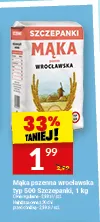 Mąka pszenna wrocławska typ 500 Szczepanki promocja w Twój Market