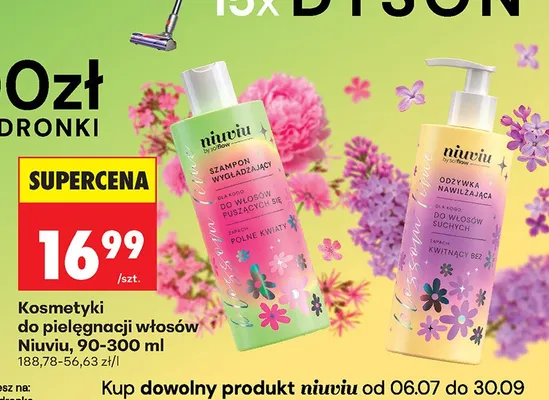 Odżywka do włosów nawilżająca Niuviu by so!flow promocja w Biedronka