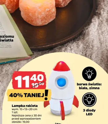 Lampka rakieta promocja w Netto