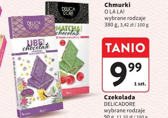 Czekolada Ube & Mango Delicadore promocja w Intermarche