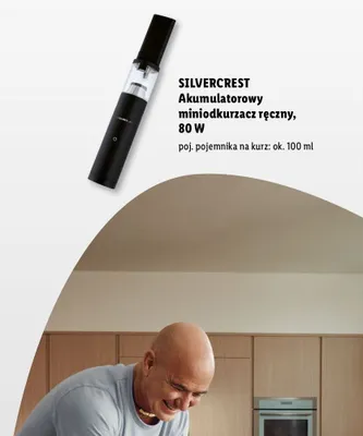 Akumulatorowe miniodkurzacz ręczny, 80 W promocja w Lidl