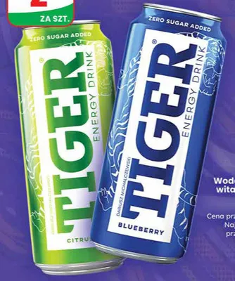 Napój energetyzujący Zero Citrus Tiger promocja w Dino
