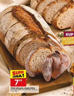Chleb orkiszowy wiejski Białecki promocja w Twój Market