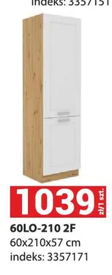 Szafka kuchenna Luna 60LO-210 2F 60x210x57cm promocja w Merkury Market