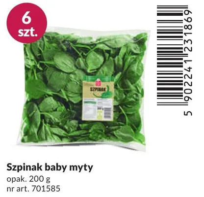 Szpinak baby myty promocja w Makro