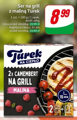 Ser camembert na grill z maliną Turek promocja w Dino