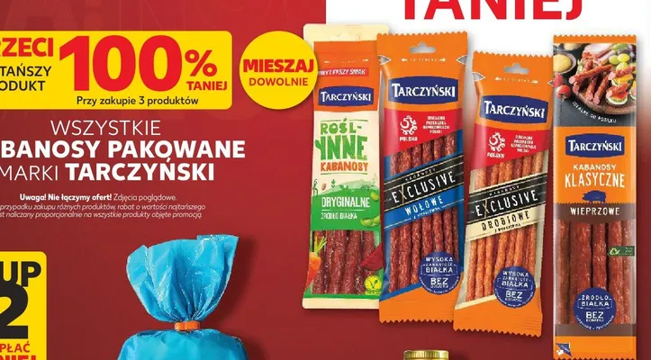Kabanosy klasyczne wieprzowe Tarczyński promocja w Kaufland