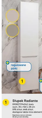 Słupek Radiante promocja w Castorama