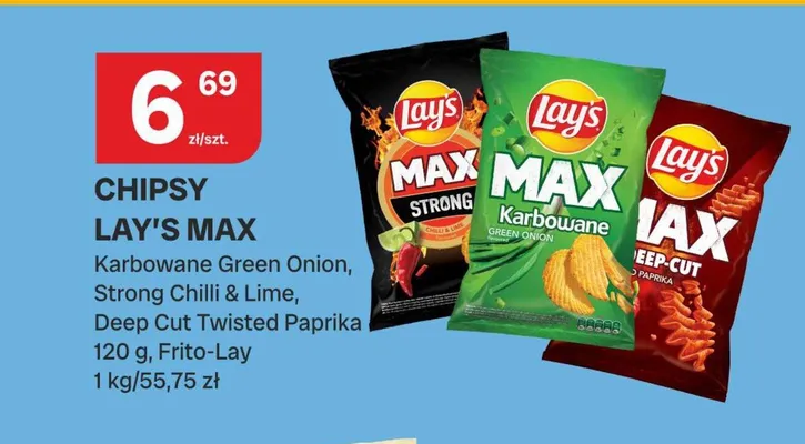Chipsy Lay's Max Strong Chilli & Lime promocja w Chorten