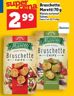 Bruschette Maretti Pizza promocja w TOPAZ