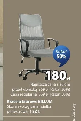 Krzesło biurowe BILLUM promocja w Jysk