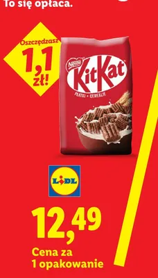 Płatki śniadaniowe KitKat Nestlé promocja w Lidl
