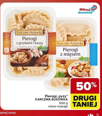 Pyzy Karczma Bukówka promocja w Carrefour Market