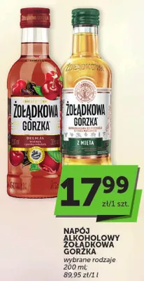 Napój alkoholowy Żołądkowa Gorzka rzeska limonka z miętą promocja w ABC